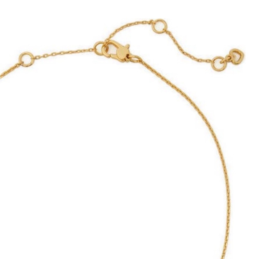 kate spade Wishes Cubic Zirconia & Mother of Pearl Cloud necklace NWT - Picture 5 of 7